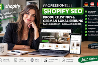 shopify seo producklisting german lokalisierung dach onlineshop suchmashinen