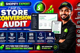 do a shopify cro conversion rate optimization audit to increase sales