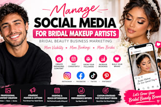 manage social media for bridal makeup artists bridal beauty business marketing