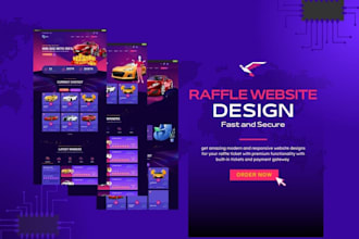 create raffle website competition website raffle event raffle competition raffle