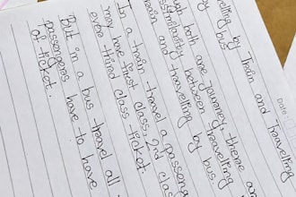 write anything by hand bangla and english both