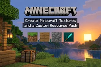 create minecraft textures and a custom resource pack