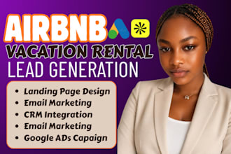 generate targeted airbnb, vacation rental and short term rental leads