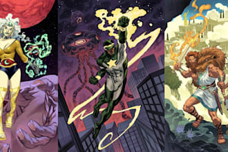 draw a custom comic illustration for personal use comic page comic art comics