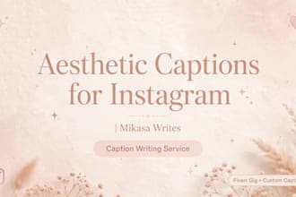 write aesthetic soft girl captions for your instagram