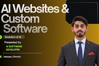 develop ai website, ai web app, saas and ai software