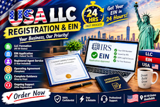 assist with USA llc registration and business setup
