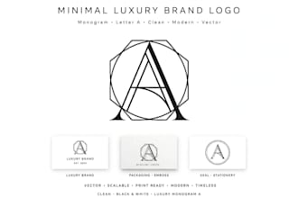 design 3 modern islamic arabic brand mark for hijab clothing