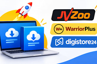 launch your saas ai digital product on jvzoo warriorplus and digistore24