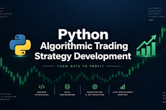 develop and backtest algorithmic trading strategies in python