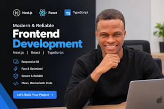 build a responsive high performance frontend with next js and react