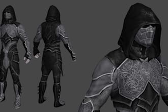 edit or port custom skyrim, ffxiv or fallout 4 weapons and armor mods