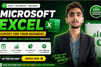 be your microsoft excel expert and virtual assistant