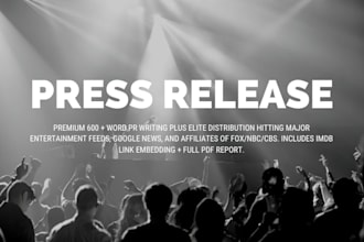 write a filmmaker press release and film festival pr distribution