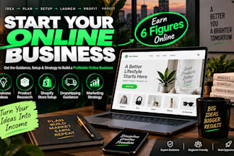 help you set up and start up a 6 figure dropshipping business