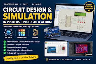 design and simulate arduino pic and esp32 circuits in proteus