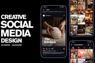 design creative social media posts