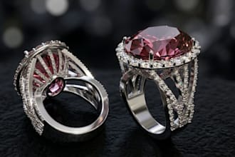 do luxury 3d cad jewelry design jewelry design 3d jewelry rendering for 3d print
