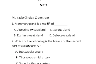 create medical subjects and biology question papers