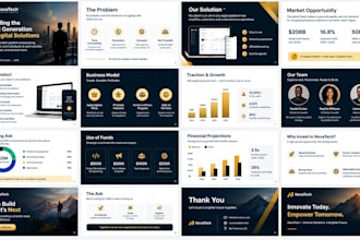 design superior business presentation powerpoint fundraising startup slides deck