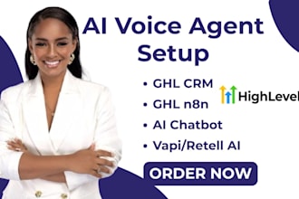 do ai voice agent setup with vapi retell ai, ghl n8n and ghl ai chatbot