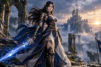 create custom ai character art and concept art