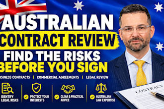 review australian business contracts, agreements and legal documents
