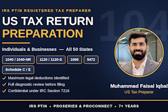 file US tax for individuals and businesses, 1040, 1120s, 1065