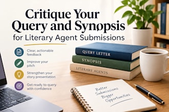 critique your query and synopsis for literary agent submissions