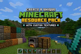 create a unique minecraft resource pack with custom textures