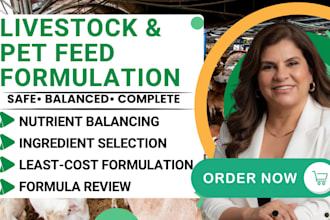 formulate livestock feed, optimize rations, reduce feed costs and create feeding