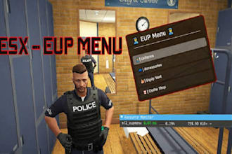 fivem esx server developer clothing eup chain lspdfr script mlo gtav kuttes ped