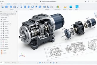 do fusion 360 3d cad modeling, product design, 3d design and mechanical design