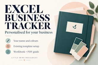 personalize my excel business tracker for your small business