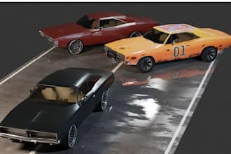 do 3d automotive modeling, car cad modeling and car parts 3d modeling
