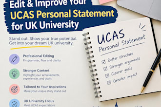edit and improve your ucas personal statement for UK university