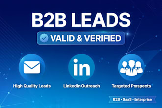 provide b2b targeted leads with verified email