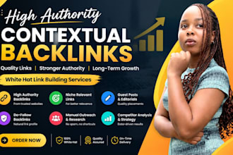 build quality SEO backlinks with high authority contextual link building
