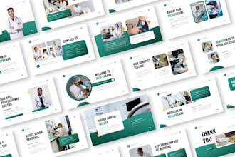 design medical conference presentation health coaching slides wellness deck ppt