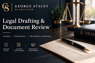 draft lease agreement tenancy dispute unlawful dismissal as UK solicitor