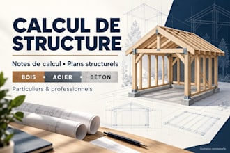 do structural calculations and drawings for your project in france