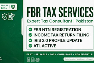 file fbr income tax return ntn registration and iris profile update