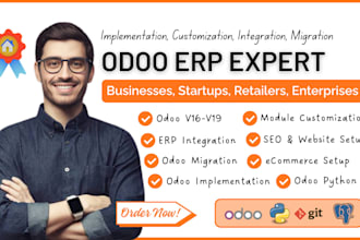 do odoo erp implementation, customization and integration