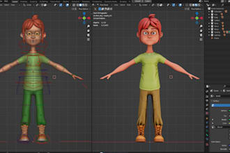 rig, animate 3d character, iclone7, iclone 8 character, cc4, cc5, retopology
