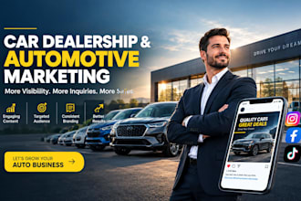 do car dealership marketing, auto sales leads, and social media management