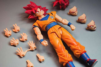 sculpt 3d character model, articulated action figure, anime for 3d printing