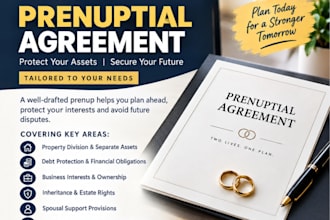 draft marriage contract child custody agreement