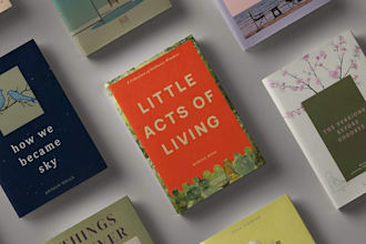 design a poetry book cover for your poetry collection