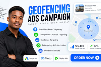 set up geofencing ads to target local customers with location based advertising