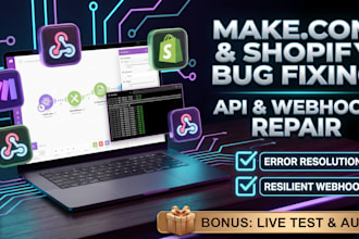 fix make integromat webhook errors and shopify API bugs